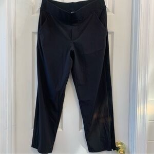 Athleta Brooklyn Mid Rise Ankle Pant Black Sz 8 Petite